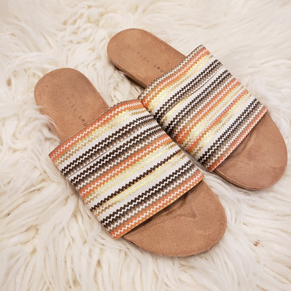 Chinese laundry slip-on sandals